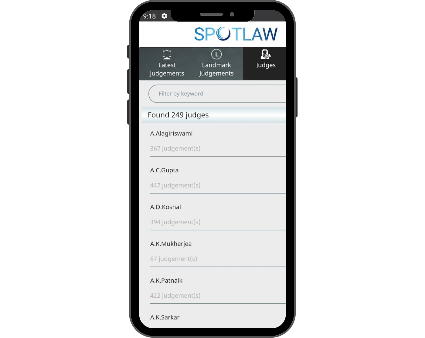 Spotlaw app 4