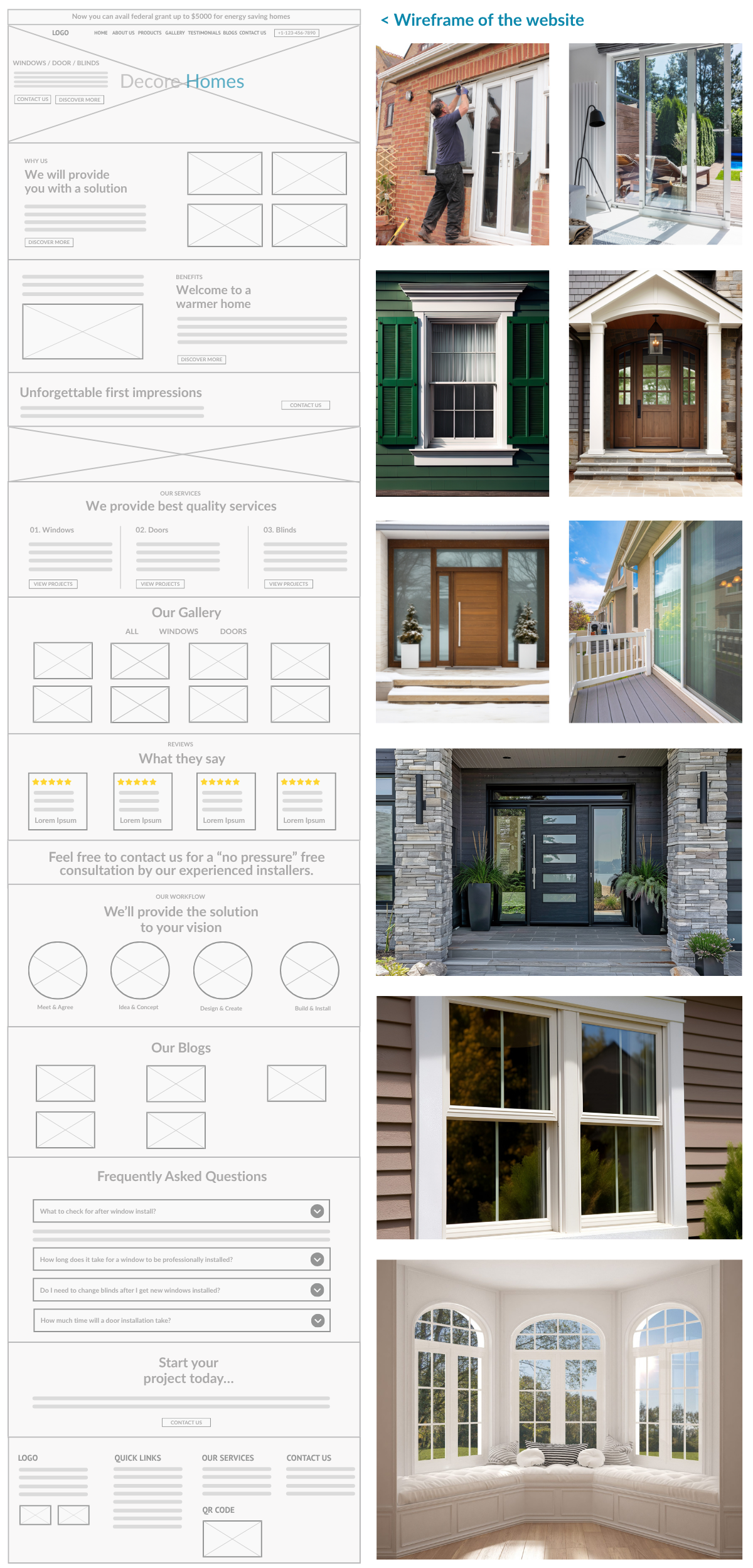 Decore Wireframe