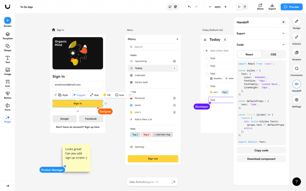 Uizard – AI-Powered UI Design from Text