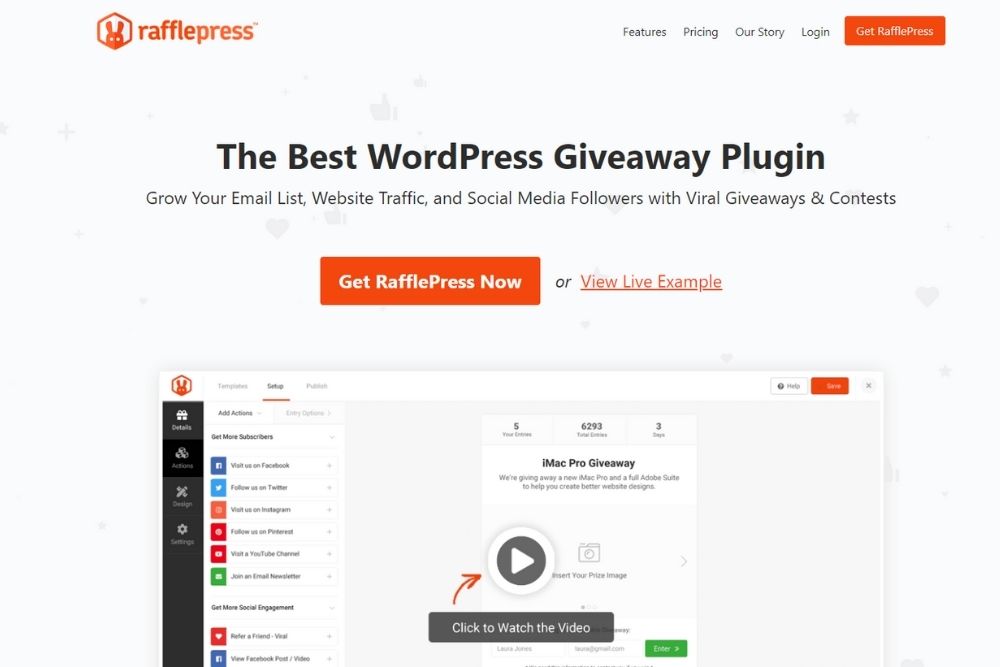 RafflePress — Viral Giveaways & Contests