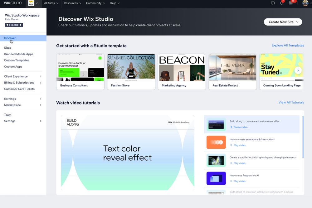 Wix – The All-In-One Visual Website Builder