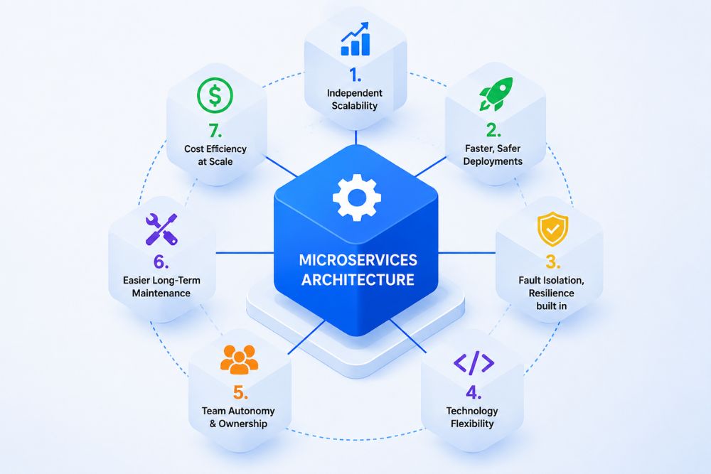 7 Proven Benefits of Microservices Architecture for Web & App Platforms